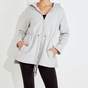 Varley Victoria Zip-Front Hoodie size Small